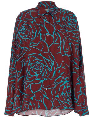 Dries Van Noten Long Sleeve Shirt - Blue