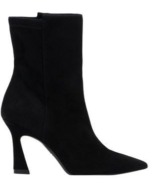 Stuart Weitzman 5050 Vinnie Bootie 85 - Black