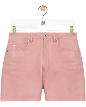 Loewe Belt Loop Shorts - Pink