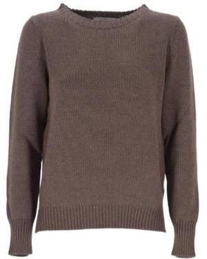 Gran Sasso Crew-Neck Sweater - Brown