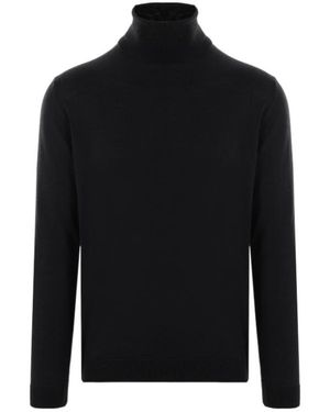 Roberto Collina Turtleneck Long Sleeve Jumper - Black