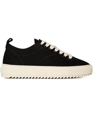 Represent Suede Lowtop Platform Sneakers - Black