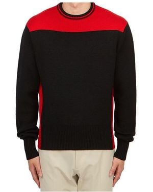 Ferragamo Crew Neck Knitwear - Black