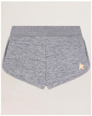 Golden Goose Star Embroidered Shorts - Grey