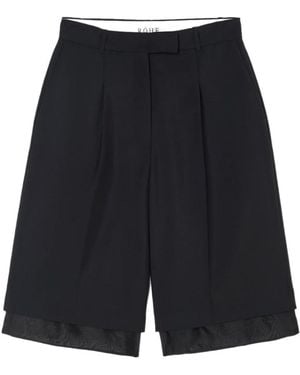Rohe Organza-Lined Shorts - Black