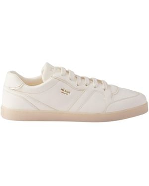 Prada Leather Sneakers - White