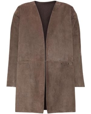 Max Mara Suede Overcoat - Brown
