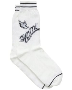 Marni Wolf Detail Socks - White