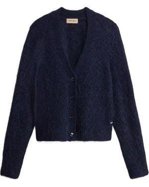 Woolrich V-Neck Cardigan - Blue