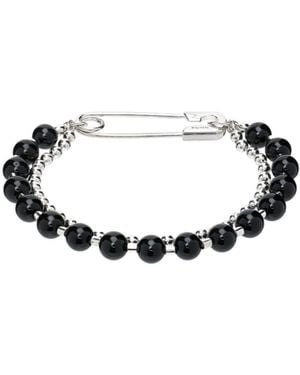 NUMBERING Beaded Bracelet - White