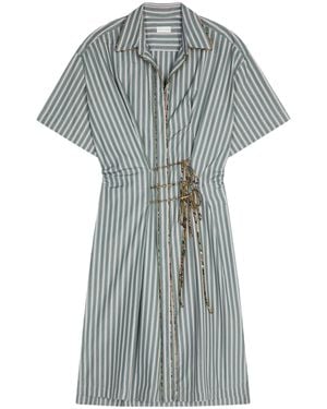 Dries Van Noten Day Evening Dress - Gray