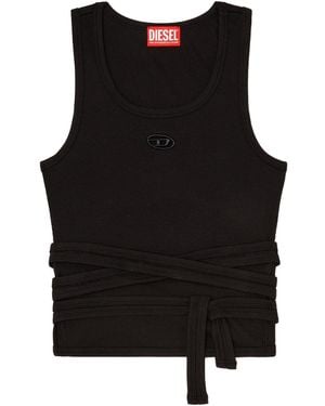 DIESEL Strappy Crop Top - Black