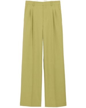 Ami Paris Belt Loop Casual Trousers - Green