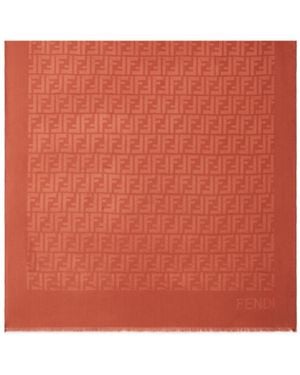 Fendi Ff Stole - Red