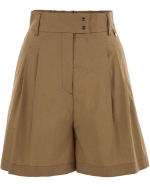 Herno Bermuda Shorts - Natural