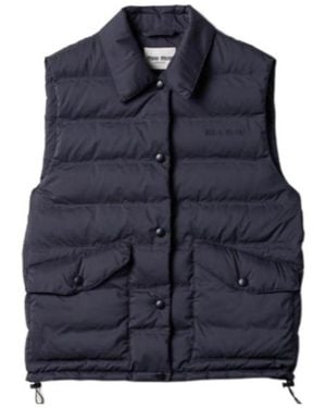 Miu Miu Down-Filled Technical Gilet - Blue