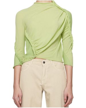 Issey Miyake Beanstalk Turtleneck - Green