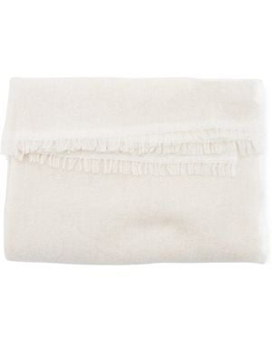 Fabiana Filippi Fringed Edge Scarf - White