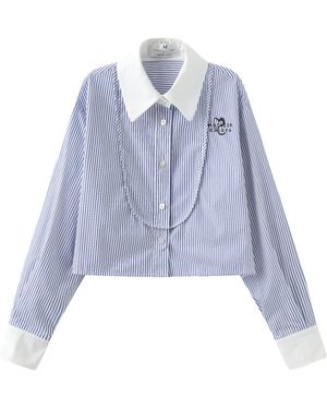 Marissa Chiara Long Sleeve Shirt - Blue
