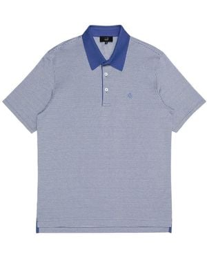 dunhill Logo Details Polo Shirt - Blue