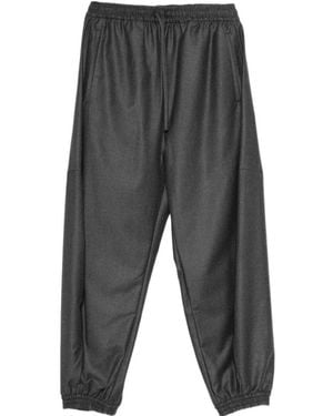 Rohe Elasticated Drawstring Track Trousers - Grey