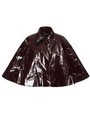 Chloé Logo Cloak - Brown