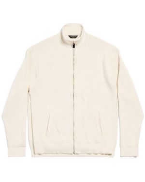 Balenciaga Interwined Zip-Up Jacket - Natural