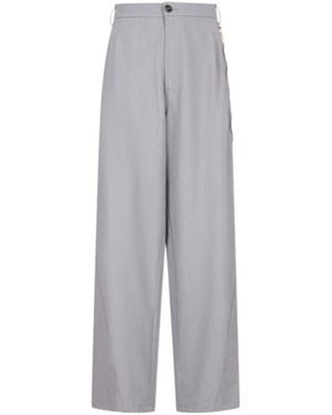 DARKPARK Phebe Chain-Detail Trousers - Grey