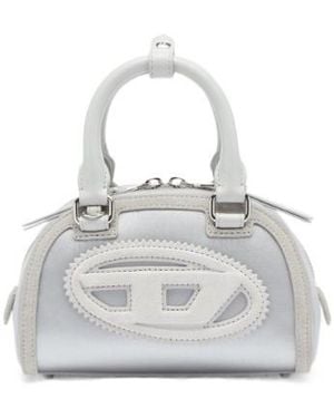 DIESEL 1Dr Dome Top Handle Shoulder Bag - Grey