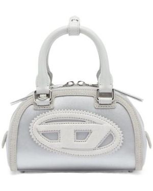 DIESEL Mini 1Dr Dome Crossbody Bag - Grey