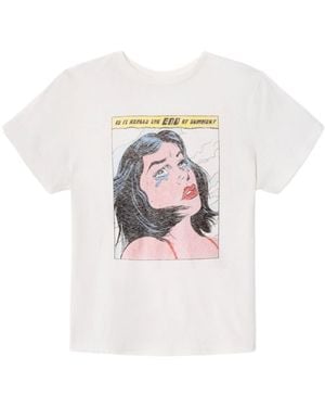 RE/DONE Graphic-Print T-Shirt - White
