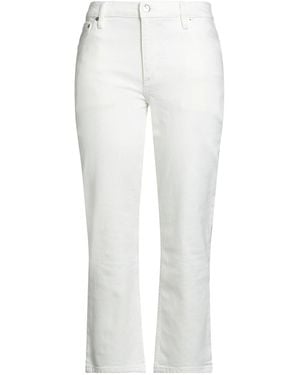 Tory Burch Straight-Leg Jeans - White