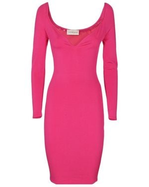 Alexandre Vauthier Fitted Mini Dress - Pink