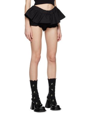 ShuShu/Tong Layered Mini Culottes - Black
