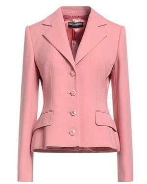 Dolce & Gabbana Minimal Singlebreasted Blazer - Pink