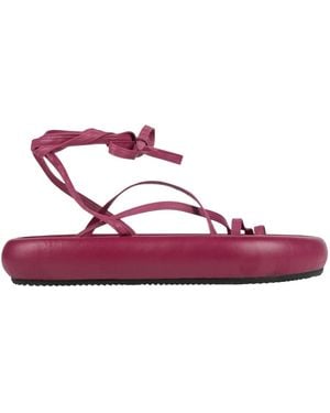 Isabel Marant Flat Leather Sandals - Pink