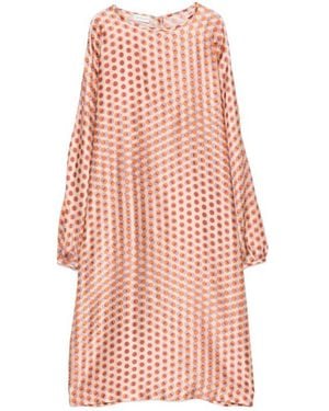 Dries Van Noten Long Sleeve Dress - Pink