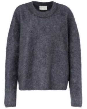 Lisa Yang Crew Neck Jumper - Blue