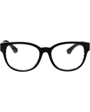 Burberry Eyewear Round Frame Glasses - White
