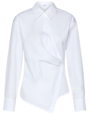 Marella Long-Sleeve Button-Up Shirt - White