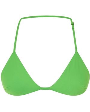 Haight Halterneck Bikini Top - Green