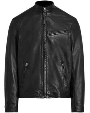 Polo Ralph Lauren Racer Leather Jacket - Black