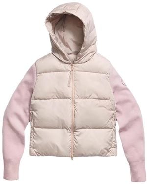 Canada Goose Hybridge Tonal Disc Wide Down Jacket - Pink