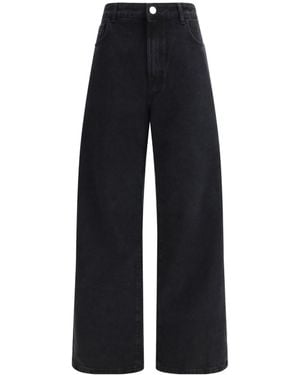 Rohe Wide Leg Baggy Jeans - Blue