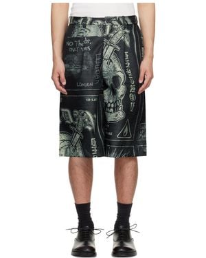 Lu'u Dan Wide Leg Shorts - Black