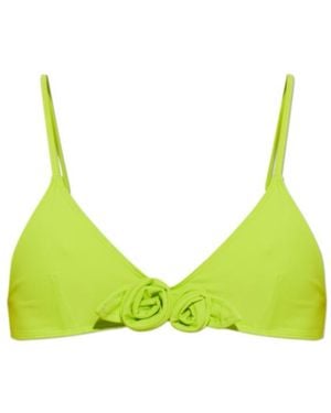 Coperni Floral-Detail Bikini - Green