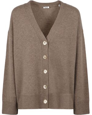 Aspesi V-Neck Cardigan - Brown