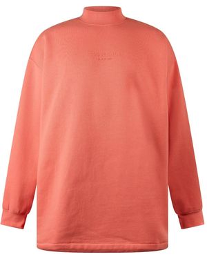 Fear Of God Long-Sleeved Sweatshirt With Logo Detail - Red