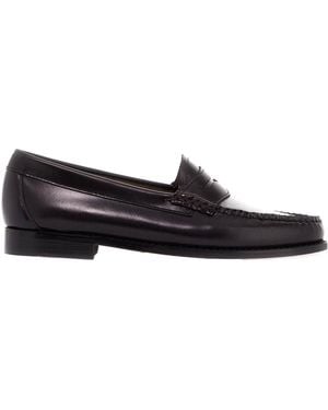 G.H. Bass & Co. Round Toe Loafers - Black