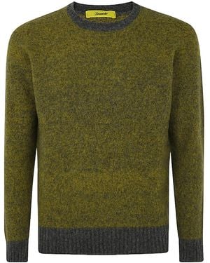 Drumohr Mlange-Effect Jumper - Green